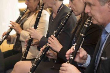 orchestrate music team building activity