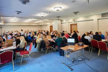 teams having fun playing impact