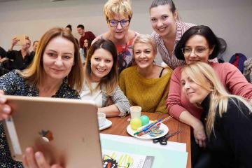 teams having fun playing impact