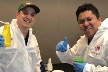 creative artistic team building  challenge