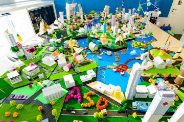 city build creative activity team building asia