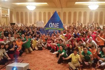 flat out pyramid puzzle creative team building