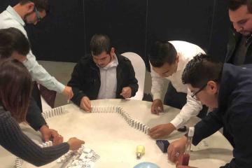 fun creative team building activity