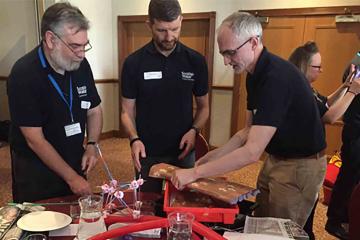 fun competitive team building activity France