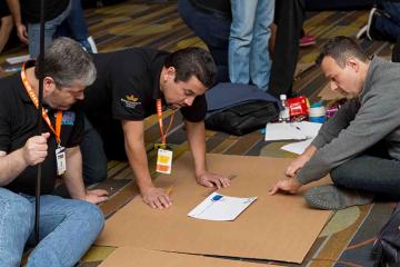 fun creative team building challenge