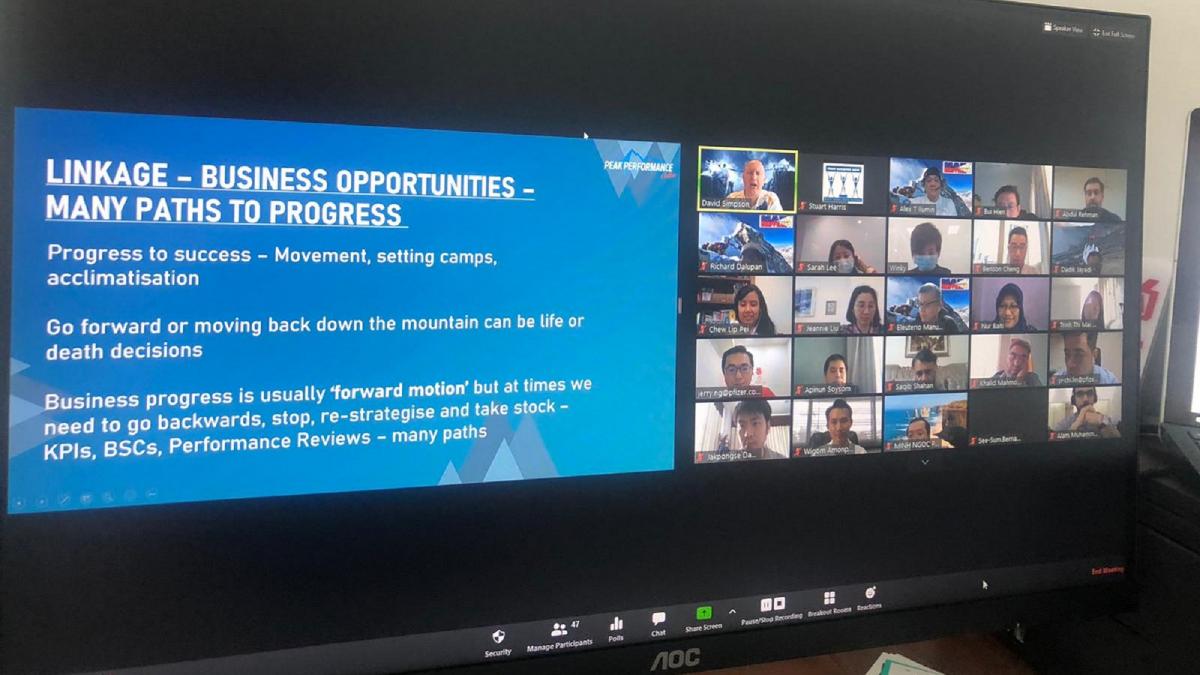 Debrief of virtual team building activity