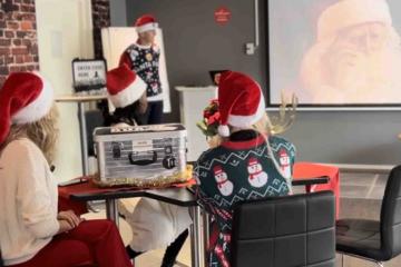 Team work at Christmas