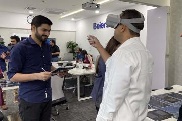 Vr team building game