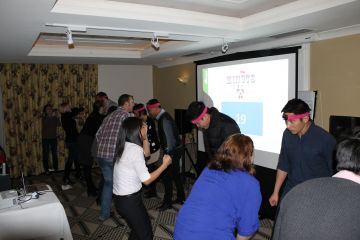 fun competitive team building