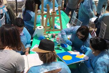 artistic team building activity catalyst chile