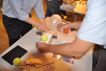 chain reaction team building activity Belgium