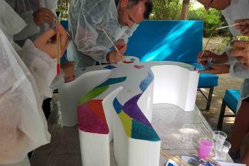 creative team building activity