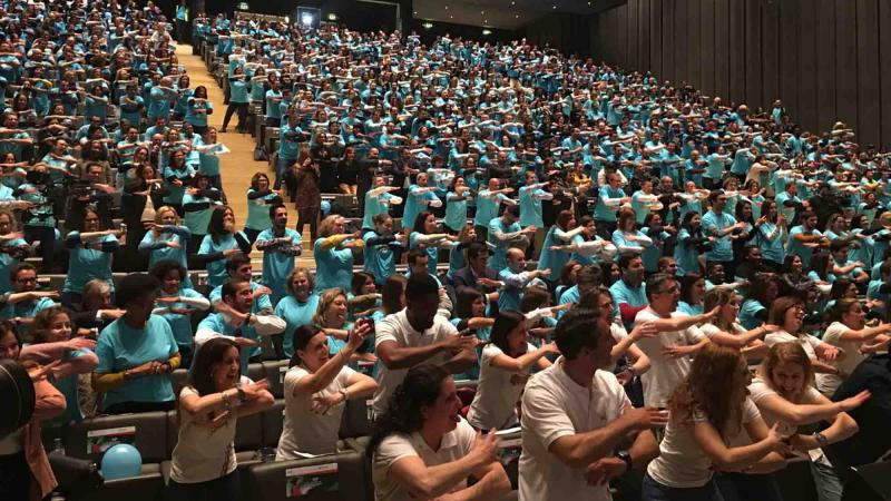 haka action conference energiser team building Portugal