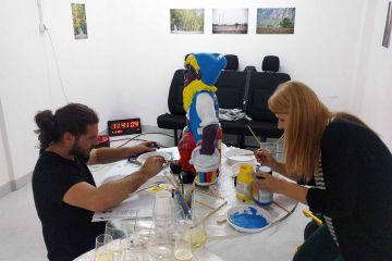 think art creative team building activity