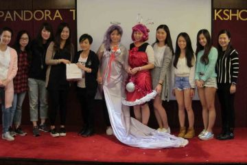 team group photo haute couture team building activity 