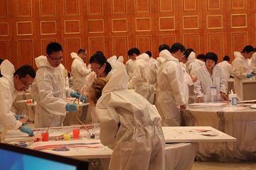 cartoon capers creative team building