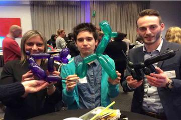 fun competitive team building activity Belgium