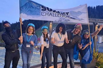 team with summit challenge banner