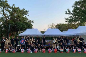 Flat Out Aviator team building