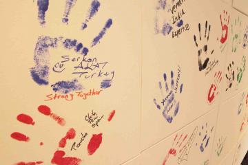 Corporate painting activity