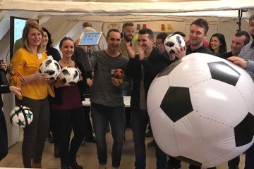 quickfire soccer fun team building activity