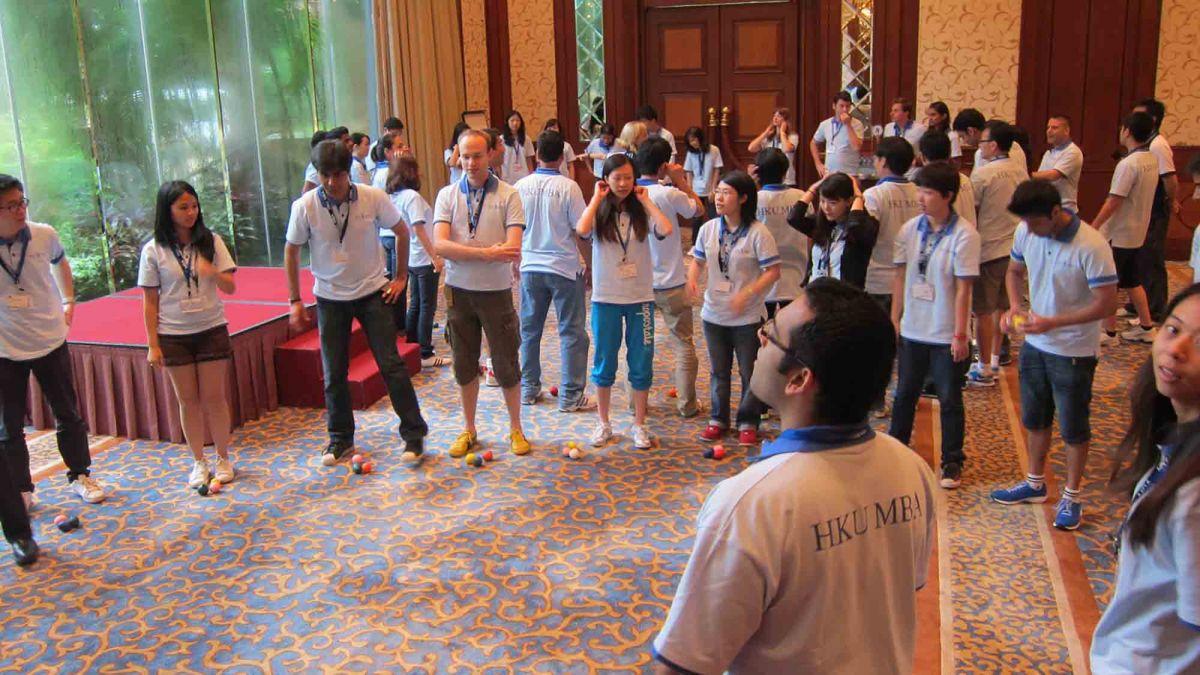 juggling motivator team building activity Le Meridien