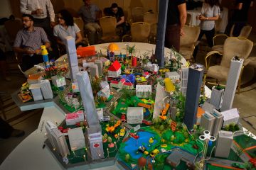 city build creative team building