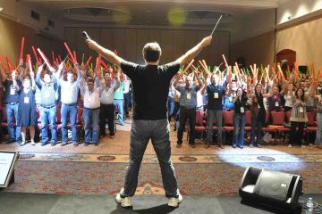 fun musical conference energiser team building Turkey