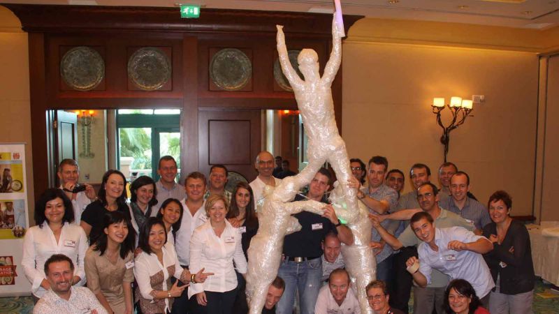 	time bound creative team building fun activity