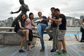 team in funny poses go team hotshots city explorer