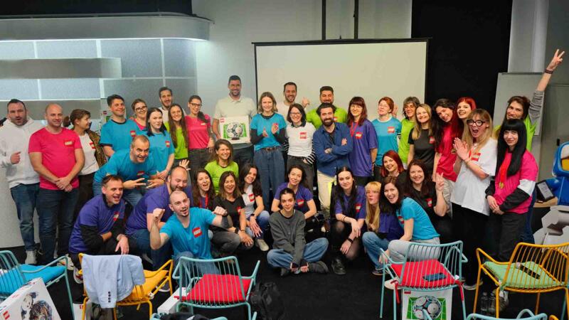football themed team building activity for mettler toledo