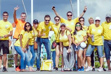 interactive outdoor activity team building Aruba