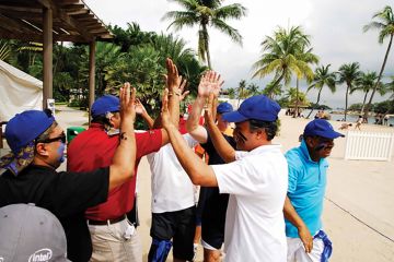 two tribes indigenous games team building