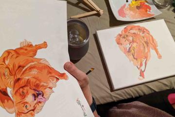 create art together from home