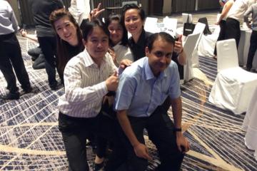 Go team Indoors challenging team building