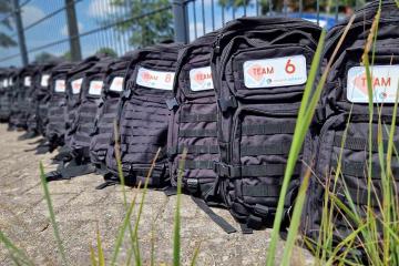 	People playing human skills activity