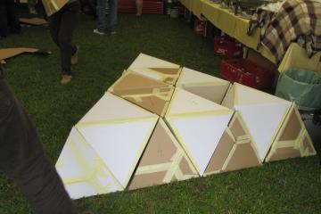 flat out pyramid puzzle creative team building