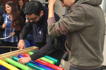 music team building activity catalyst chile