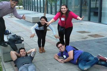 outdoor fun engaging team building activity catalyst chile