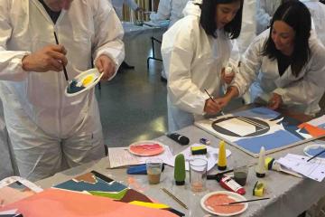 artistic team building activity catalyst chile