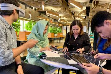 Vr team building game