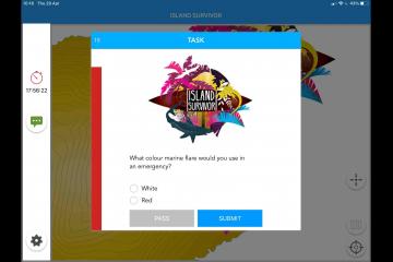 Island Survivor App Screen