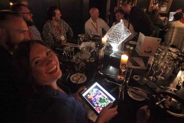 Team building dinner game