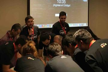 juego de escape corporativo team building catalyst chile