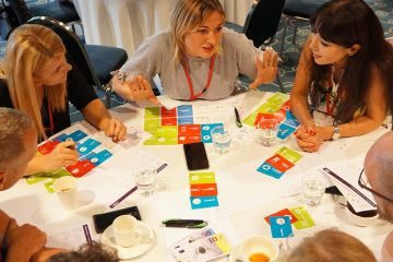 	global innovation game team building activity