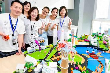 city build creative team building activity catalyst china