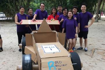 Flat Out Formula One Creative Team Building