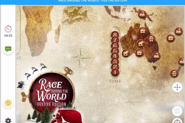 Racing around the world to celebrate