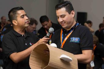 fun creative team building challenge