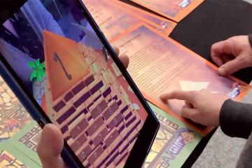 ar pyramid quest augmented reality team building game